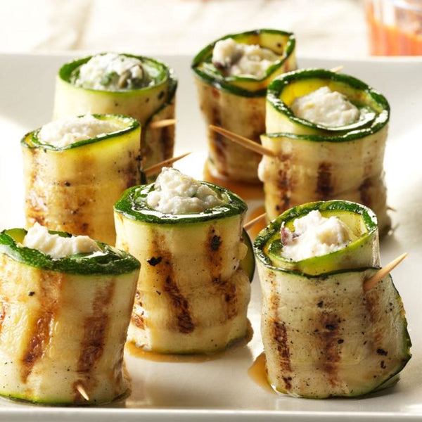 Grilled Zucchini Rolls