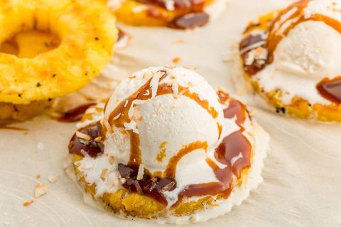 Grilled Pineapple Sundaes