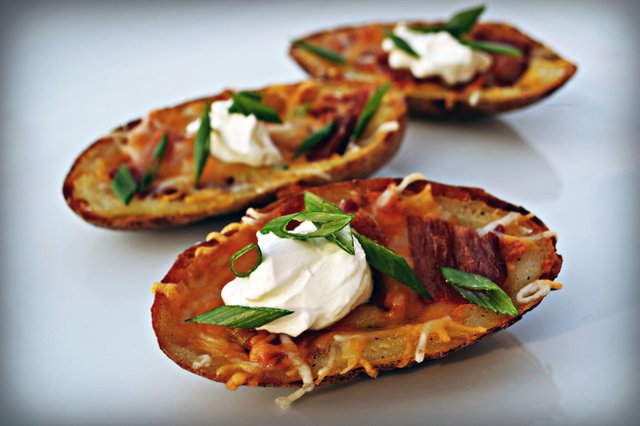 Grilled Potato Skins