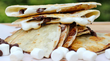 Grilled S'mores Dessert Quesadillas