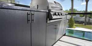 The Clayton kithen design includes Marine-grade Blaze grill