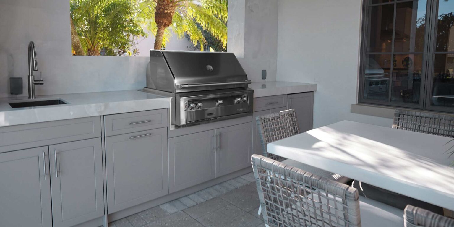 Outdoor Kitchen at Lake Club, Lakewood Ranch | Project # 89