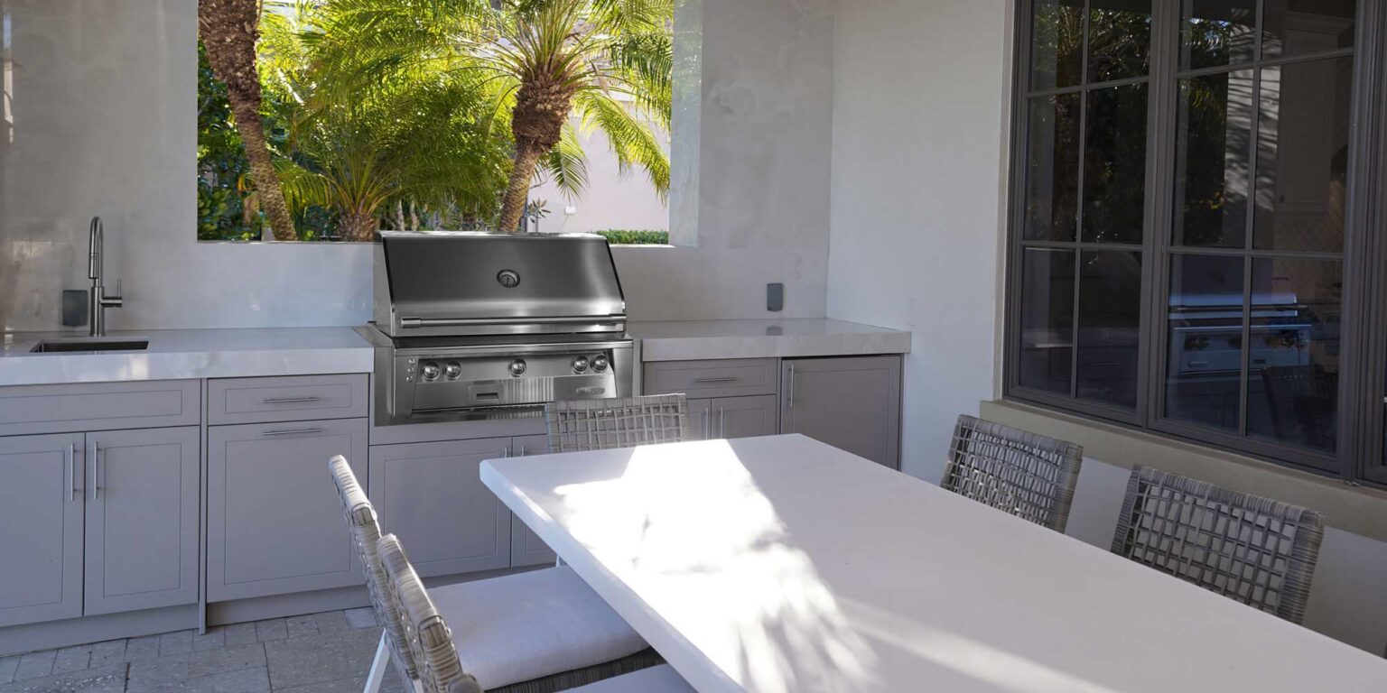 Outdoor Kitchen at Lake Club, Lakewood Ranch | Project # 89