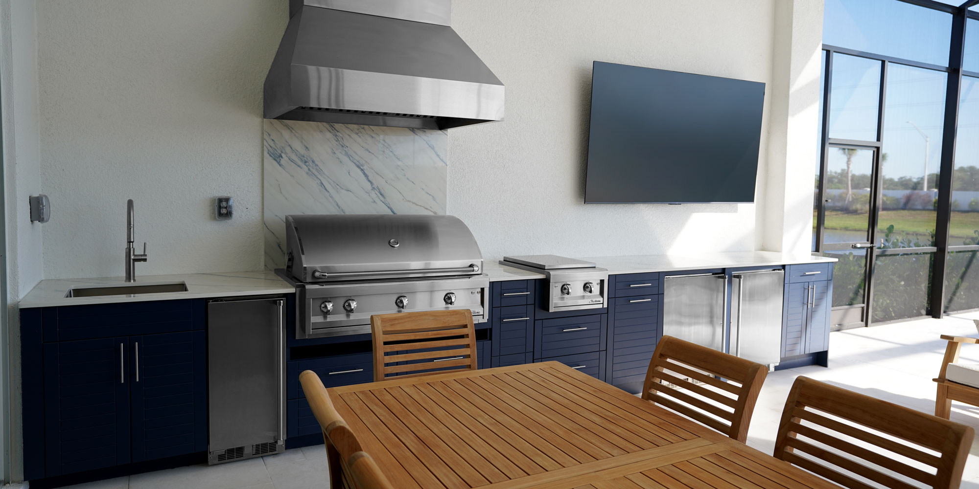 Project #88 - outdoor kitchen in heritage harbor, Bradenton